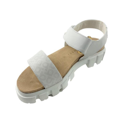 Bugatti Damen Sandalen 433-A7F84-4000-2051 Weiß-Gold