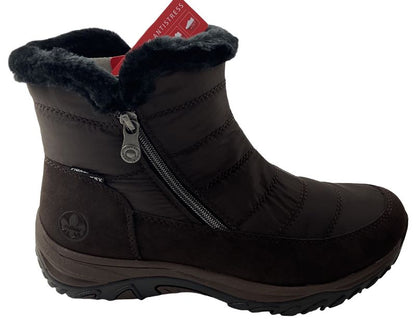 Rieker Damen Stiefel M9670-25  Braun  Rieker-TEX