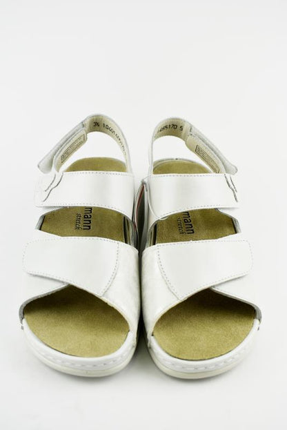 Berkemann Sandalen Silber Rina 01040-146 Leder Stretch