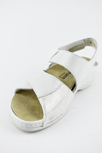 Berkemann Sandalen Silber Rina 01040-146 Leder Stretch