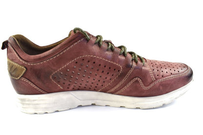 Bugatti Halbschuh  Leder mit Löcher321-70201-3500 Rot