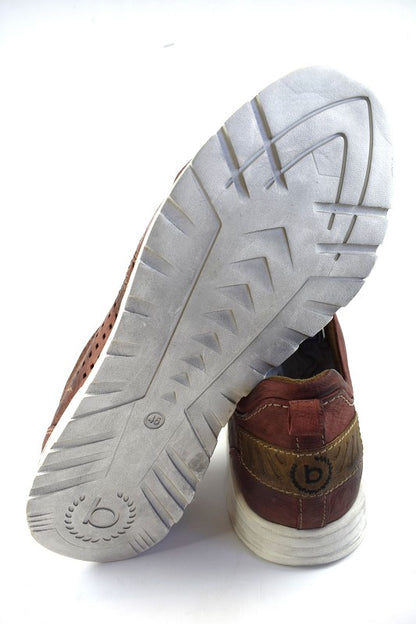 Bugatti Halbschuh  Leder mit Löcher321-70201-3500 Rot