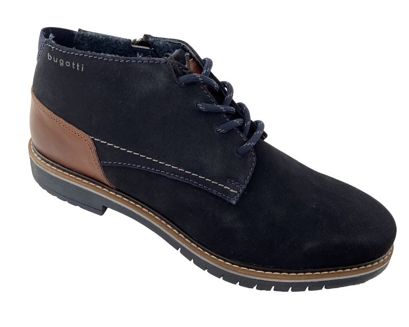 Bugatti Herren Stiefel 331-8373H-1400 4100 Dunkelblau