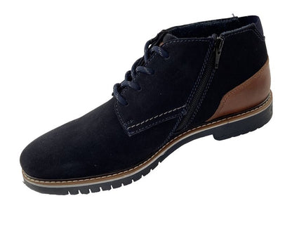 Bugatti Herren Stiefel 331-8373H-1400 4100 Dunkelblau