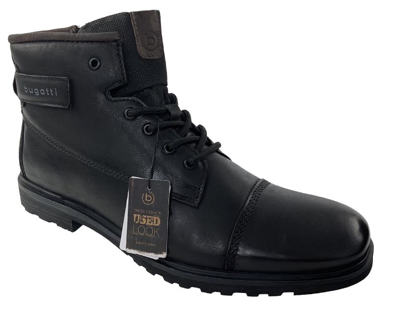 Bugatti Herren Stiefel325-AQU3T-3500 Schwarz