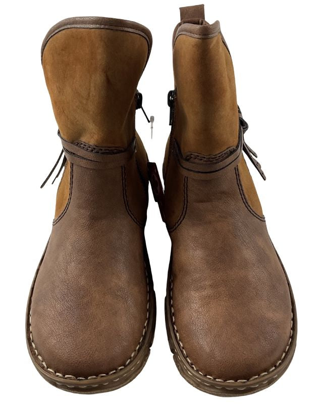Rieker Damen Kurzstiefel  Z3772-22 Braun  Kunstleder