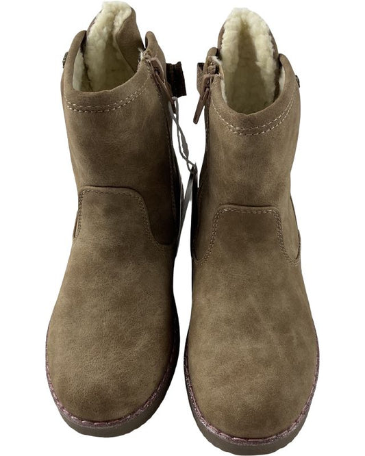 Indigo Mädchen Stiefeletten 464-134 TAUPE Synthetik