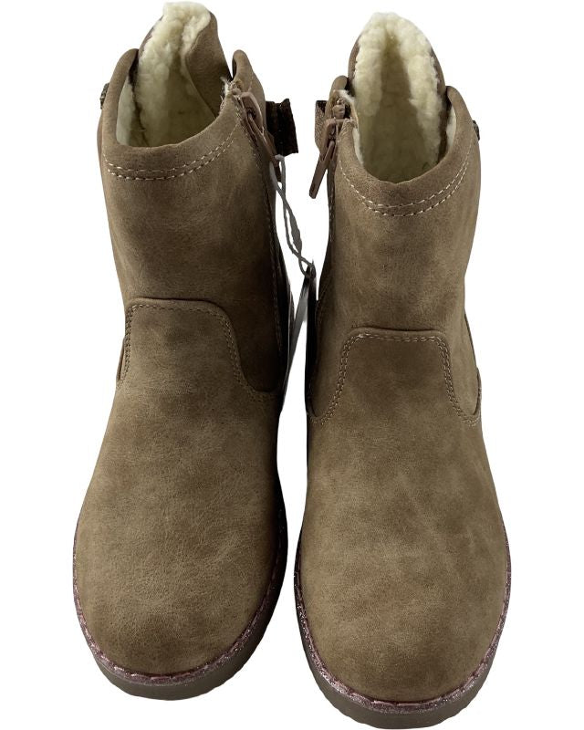 Indigo Mädchen Stiefeletten 464-134 TAUPE Synthetik