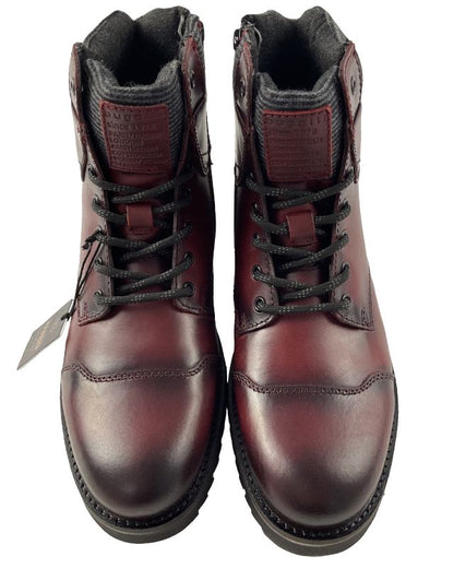 Bugatti Herren Stiefel 321-AUF30-1200 Dunkelrot