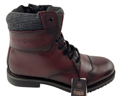 Bugatti Herren Stiefel 321-AUF30-1200 Dunkelrot