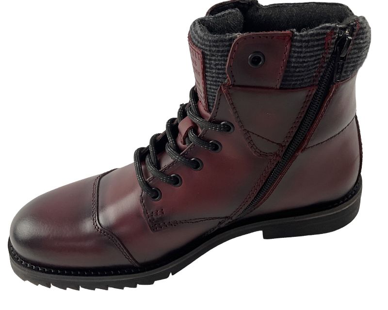 Bugatti Herren Stiefel 321-AUF30-1200 Dunkelrot