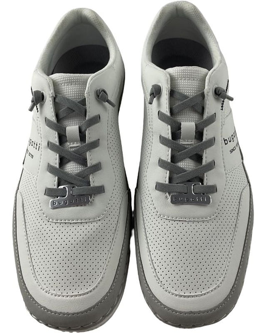 Bugatti Herren  Halbschuhe 325-AFF04-5050 weiß/grau