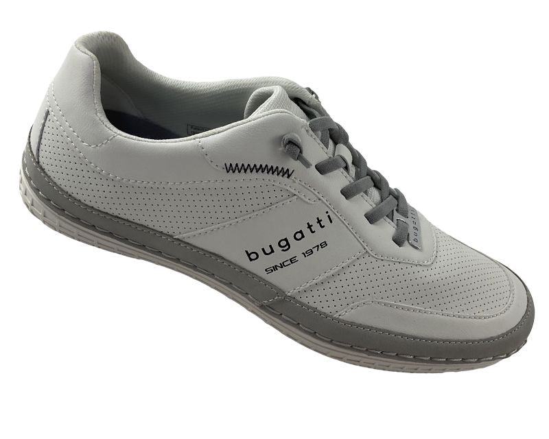 Bugatti Herren  Halbschuhe 325-AFF04-5050 weiß/grau