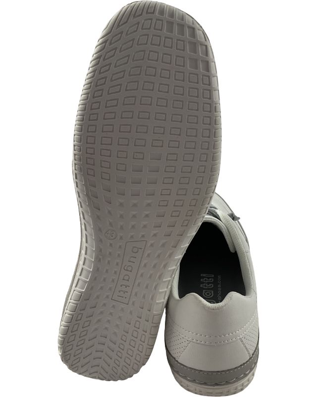Bugatti Herren  Halbschuhe 325-AFF04-5050 weiß/grau