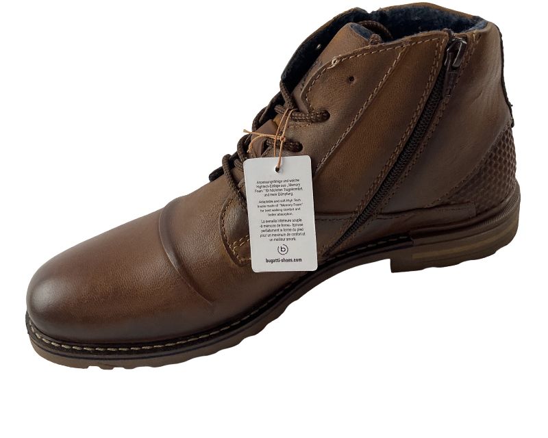 Bugatti Herren Stiefe 321-AOU34-3200  Cognac