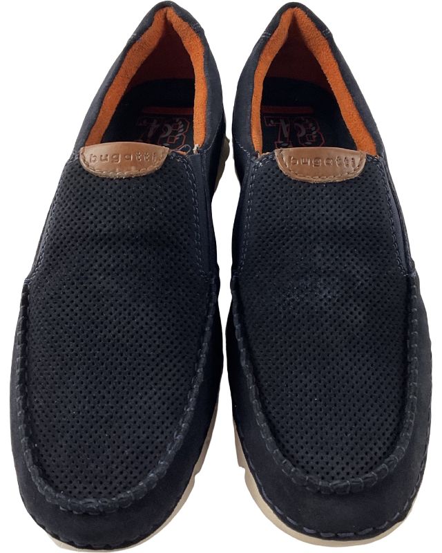 ugatti Herren Halbschuh Slipper 321-AKM60-1400 blau