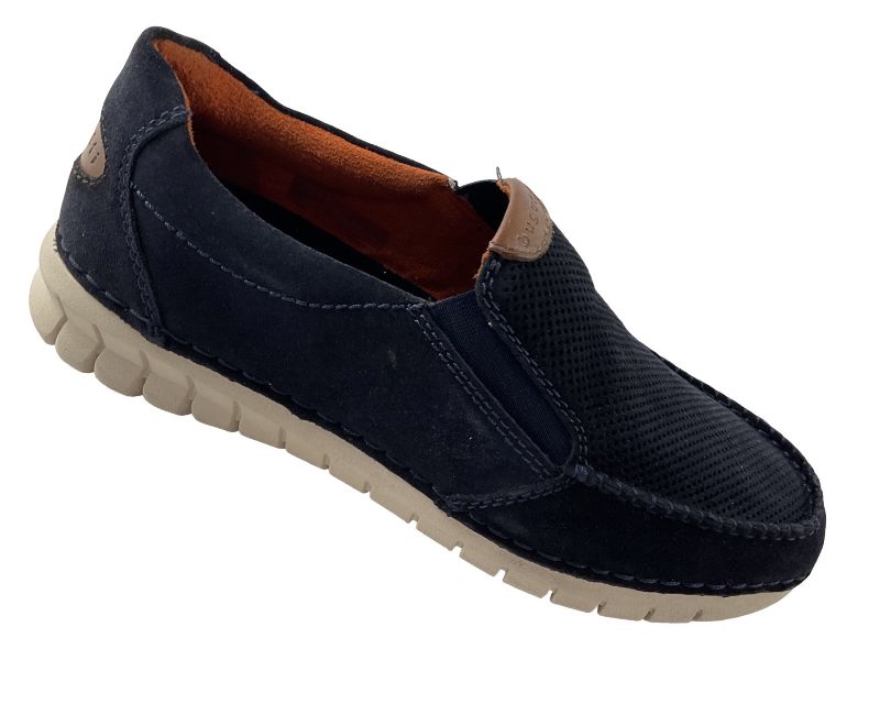 ugatti Herren Halbschuh Slipper 321-AKM60-1400 blau