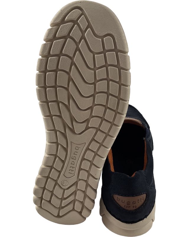 ugatti Herren Halbschuh Slipper 321-AKM60-1400 blau
