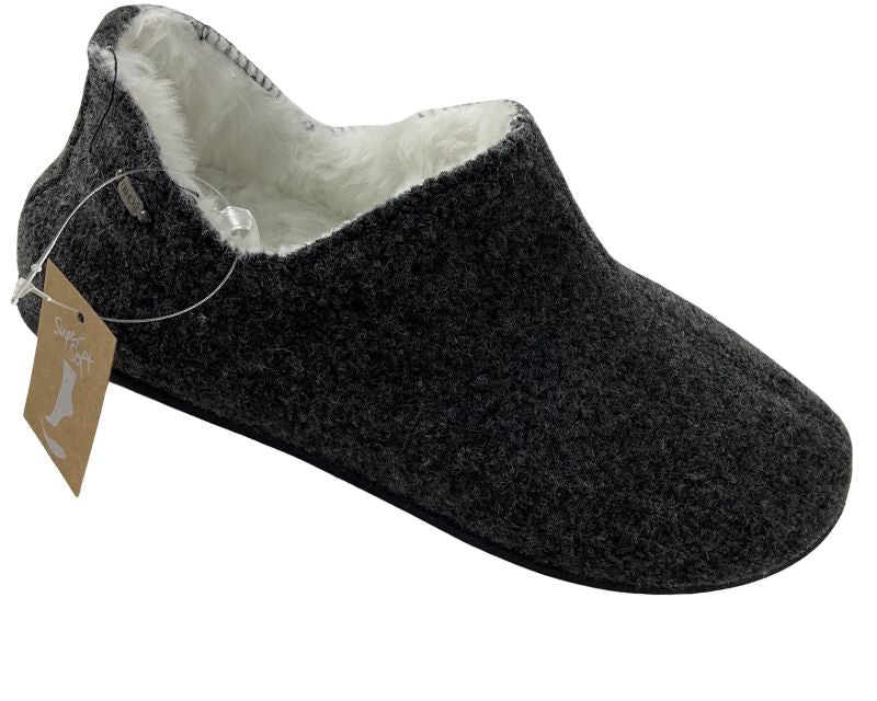 Supersoft  Damen Hausschuhe geschlossen  22 610 DK.GREY