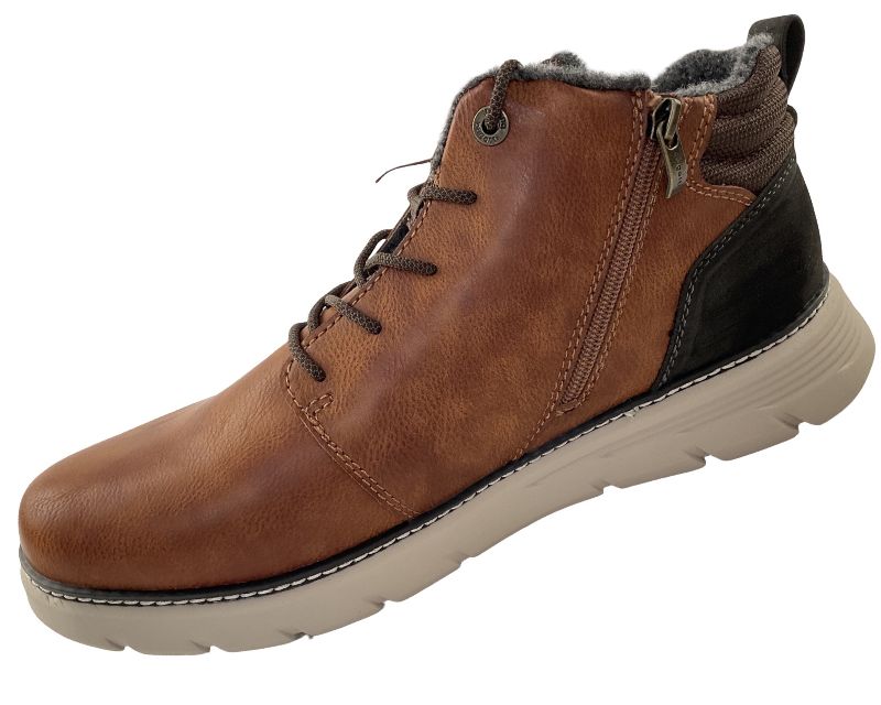 Bugatti Herren Stiefel 331-APO30-5055 Cognac/Dunkelbraun