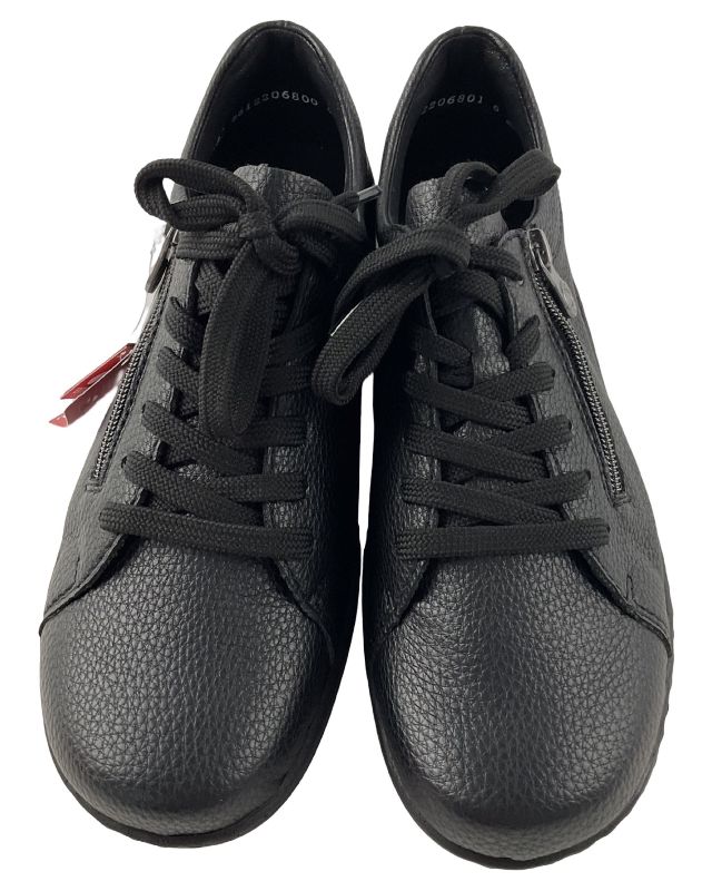 Rieker Damen  Halbschuhe Sneaker 48901-00  Schwarz extra Weit