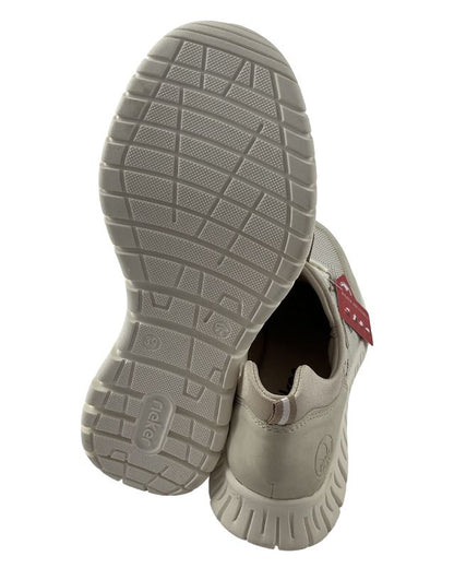 Rieker Damen Slipper M5358-60 Beige