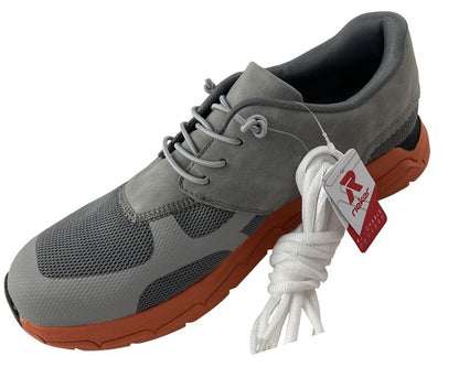Rieker Herren Sneaker PRESTON 09100-45 Grau Extraweite