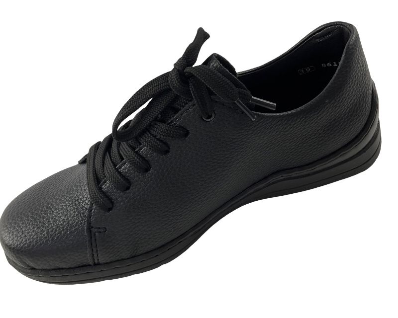 Rieker Damen  Halbschuhe Sneaker 48901-00  Schwarz extra Weit