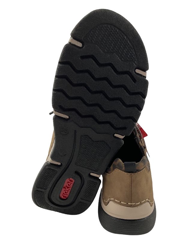 Rieker Damen Slipper 45973-24  Braun