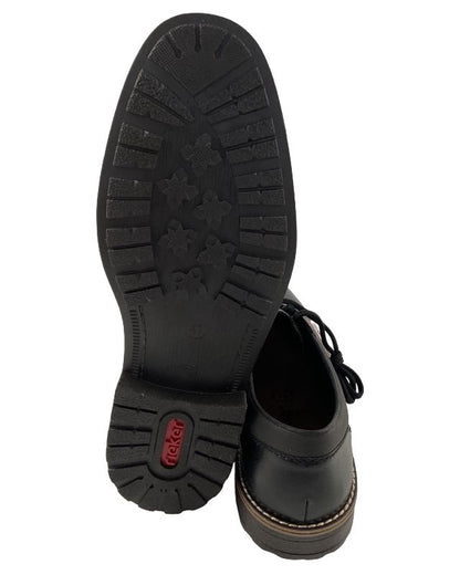 Rieker  Herren Schnürschuhe 13200-00 Schwarz