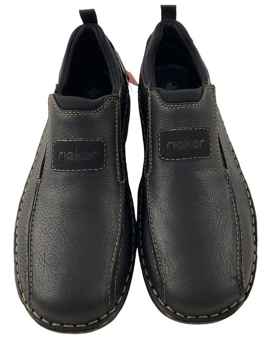 Rieker  Herren Slipper 05363-00  Schwarz extra Weit