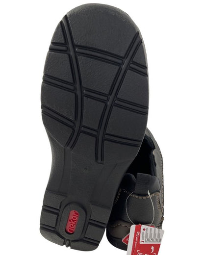 Rieker  Herren Slipper 05363-00  Schwarz extra Weit