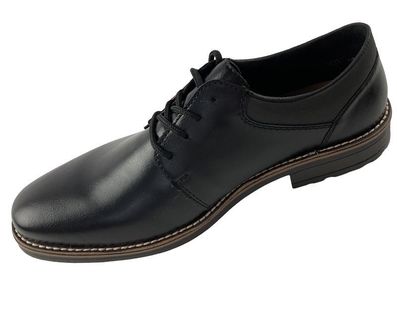 Rieker  Herren Schnürschuhe 13200-00 Schwarz