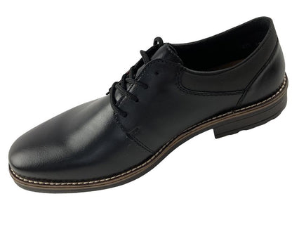 Rieker  Herren Schnürschuhe 13200-00 Schwarz