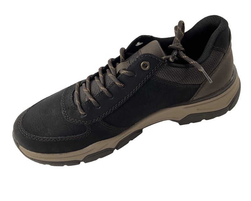 Rieker  Herren Schnürschuhe 11211-02 Schwarz extra Weit