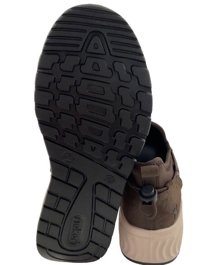 Rieker Damen Sneaker Low N5254-25 Braun/Leo Ultraleicht