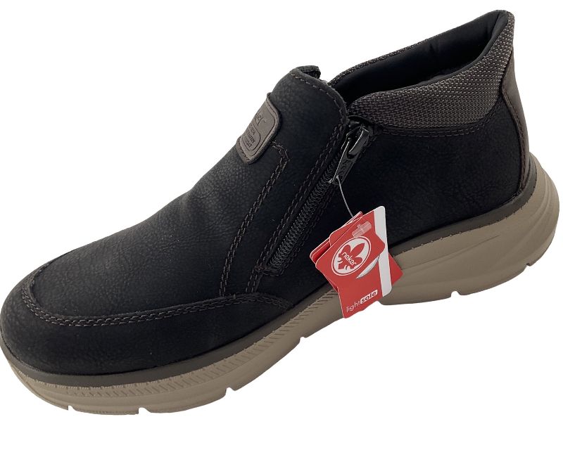 RiekerTEX  Herren Stiefel  B1852-00 Schwarz Light Sole