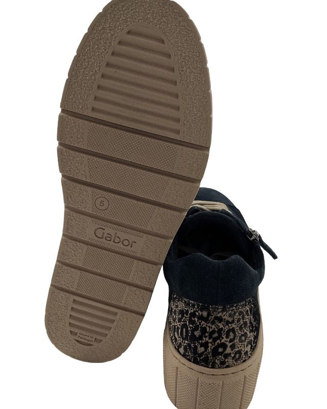 Gabor Comfort   Damen Sneaker low 76.415.46 Blau Leo