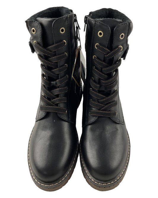 Jane Klain Supersoft Damen Schnürstiefel 252 983 BLACK    Tex=Wasserabweisend