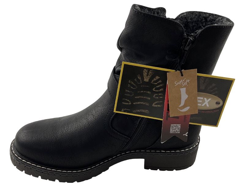 Jane Klain Supersoft Damen Botts 254 741 BLACK   Tex=Wasserabweisend