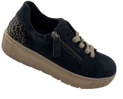 Gabor Comfort   Damen Sneaker low 76.415.46 Blau Leo