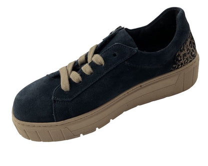 Gabor Comfort   Damen Sneaker low 76.415.46 Blau Leo