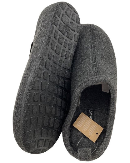 SUPERSOFT Herren Hausschuhe  Pantoffeln 511 184 DK.GREY