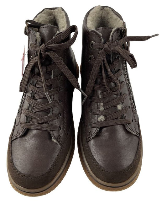 Rieker Damen  Kurzstiefel 74234-25 Braun Warmfutter