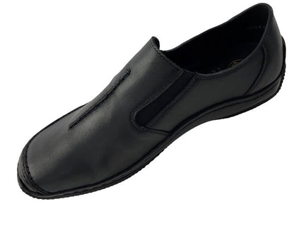 Rieker Damen Slipper L1751-00 Schwarz Glattleder