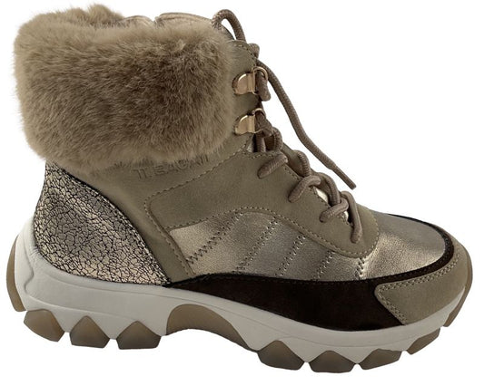 TT.BAGATT  Damen Boots D31-95236-5555 Beige/metallic