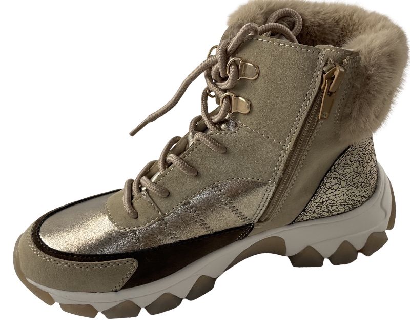 TT.BAGATT  Damen Boots D31-95236-5555 Beige/metallic