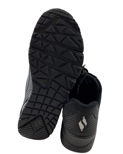 Damen Skechers Uno -SHINY SCALE 177861/BBK Synthetik