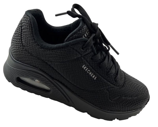 Damen Skechers Uno -SHINY SCALE 177861/BBK Synthetik