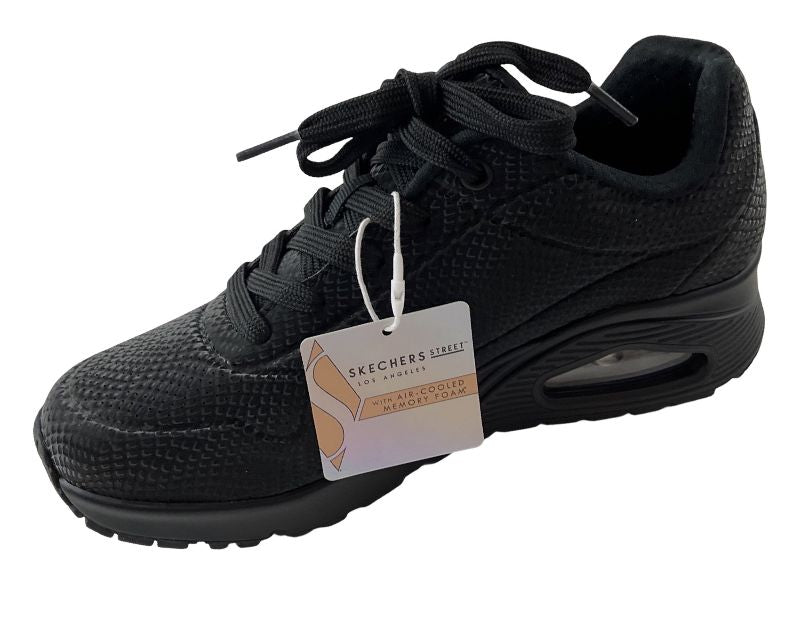 Damen Skechers Uno -SHINY SCALE 177861/BBK Synthetik